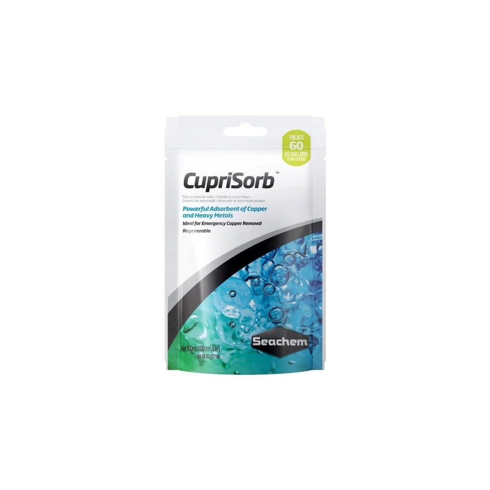 Seachem Cuprisorb 100ml removes metals