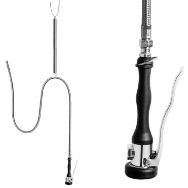 Hangende douche Gastronomisch voor plafondmontagedilengte 3 m set - Hendi 810330