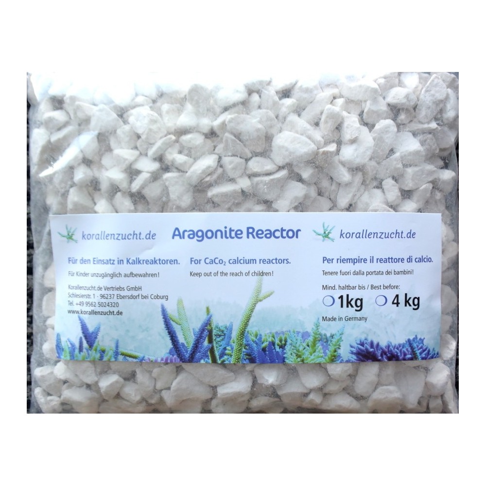 Korallen Zucht Aragonit Reaktor 4kg