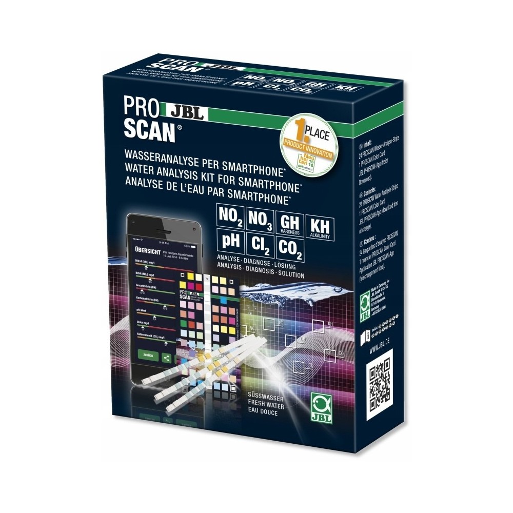 Jbl proscan test på smartphone tabel + 24 striber