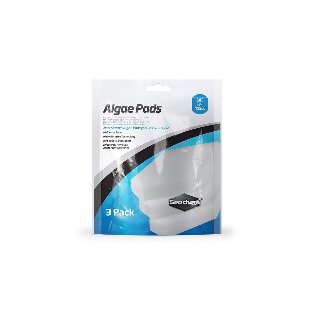 Seachem Algae Pads 25mm Melamin Skum for akryl og glass
