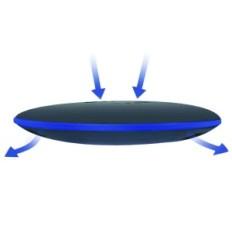 Zetlight Horizon UFO ZE8600M - LED jūras akvārija lampa