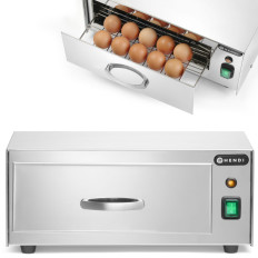 Omstrukturere sterilisator for egg rustfritt stål 10 seter - Hendi 281253