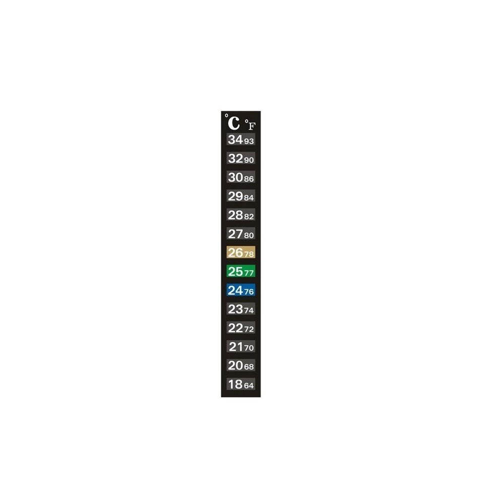 Selbstklebendes Streifen-Thermometer für Aquarium