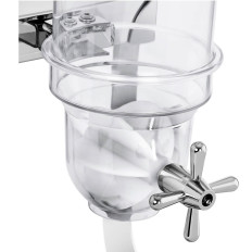 Dispenser Dispenser for Rice Petals Candy Clear Stainless 3.5 L