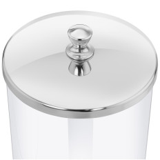 Dispenser-dispenser voor rijstblaadjes snoep helder roestvrij 3,5 l