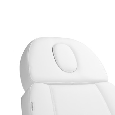 Azzurro Lux kosmetikstol 3 motorer vit — närbild av huvud