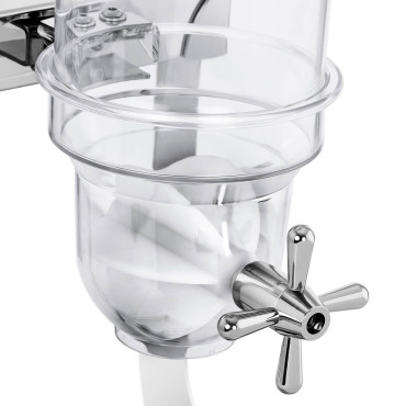 Dispensador Dispensador para Pétalas de Arroz Candy Transparente Triplo 10.5 L