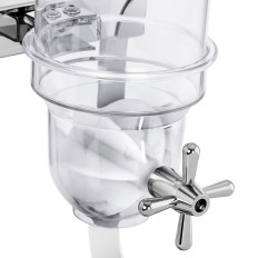 Dispenser Dispenser riisi kroonlehed Candy läbipaistev Triple 10,5 l