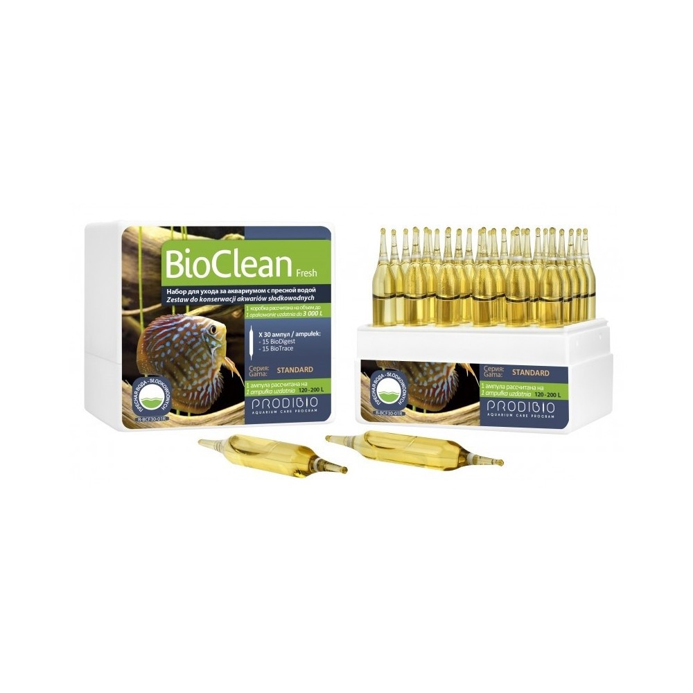 Prodibio bioclean gėlavandenių 30 ampullen