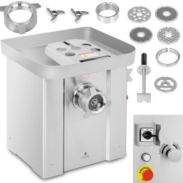 Máquina de lobo carne carne carne industrial profissional 800 kg / h 400 v 1500 w