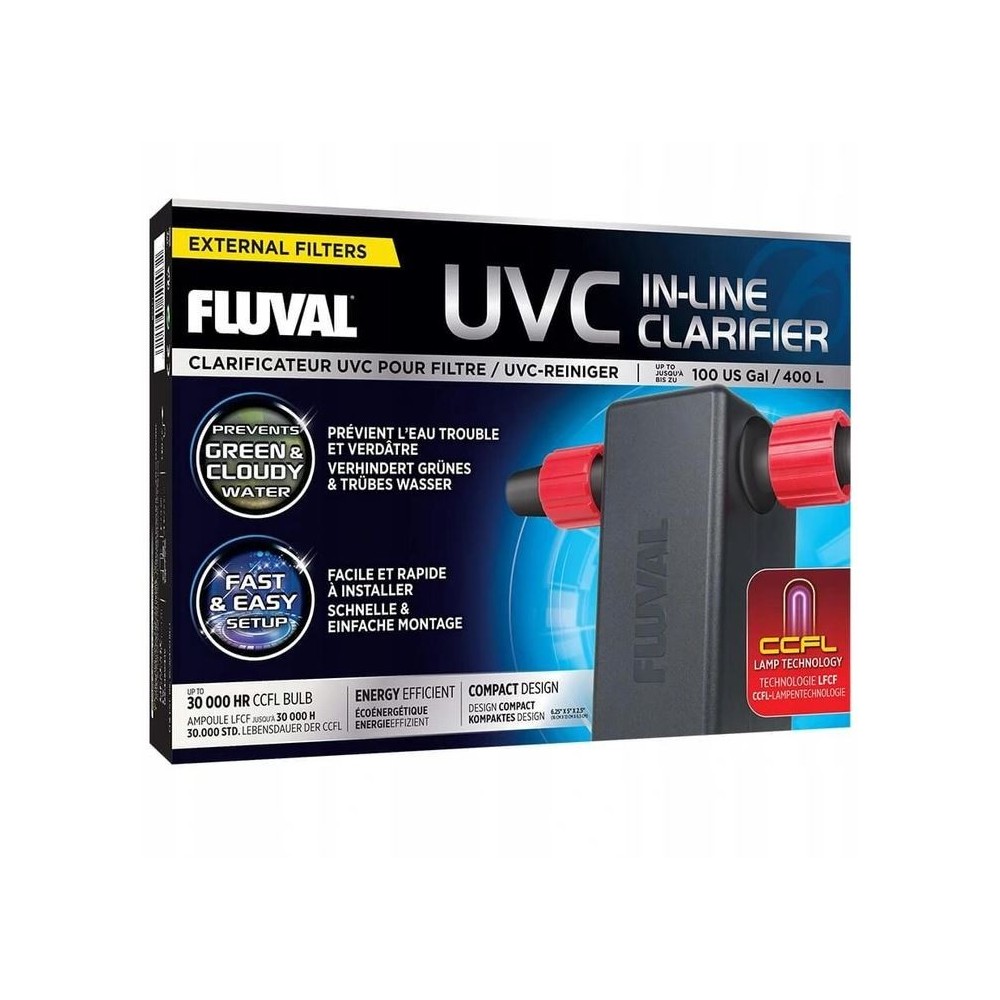 Fluval UVC in-line sterilizatorius maksimaliems 400l akvariumui