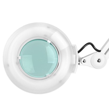 S4 magnifier lamp + tripod — top view