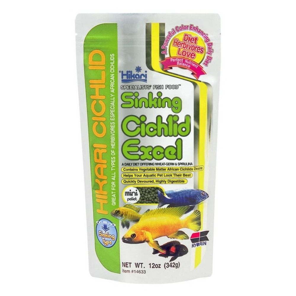 Hikari Cichlid Excel mini afundando 342G