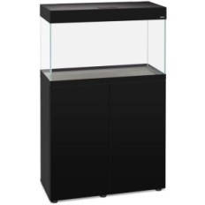 Aquael opti set 125 LED preto aquário conjunto + gabinete