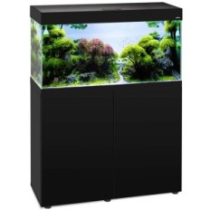 Aquael Opti Set 200 LED Black Aquarium Kit + Skåp