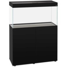 Aquael Opti Set 200 LED Black Aquarium Kit + Schrank