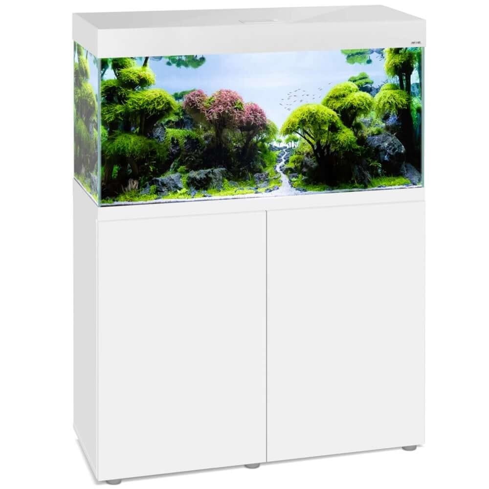 AQUAEL OPTI SET 200 LED balta akvariumo rinkinys + spintelė