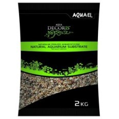 Aquael Natural Multicolored Grus 1.4-2mm 2kg