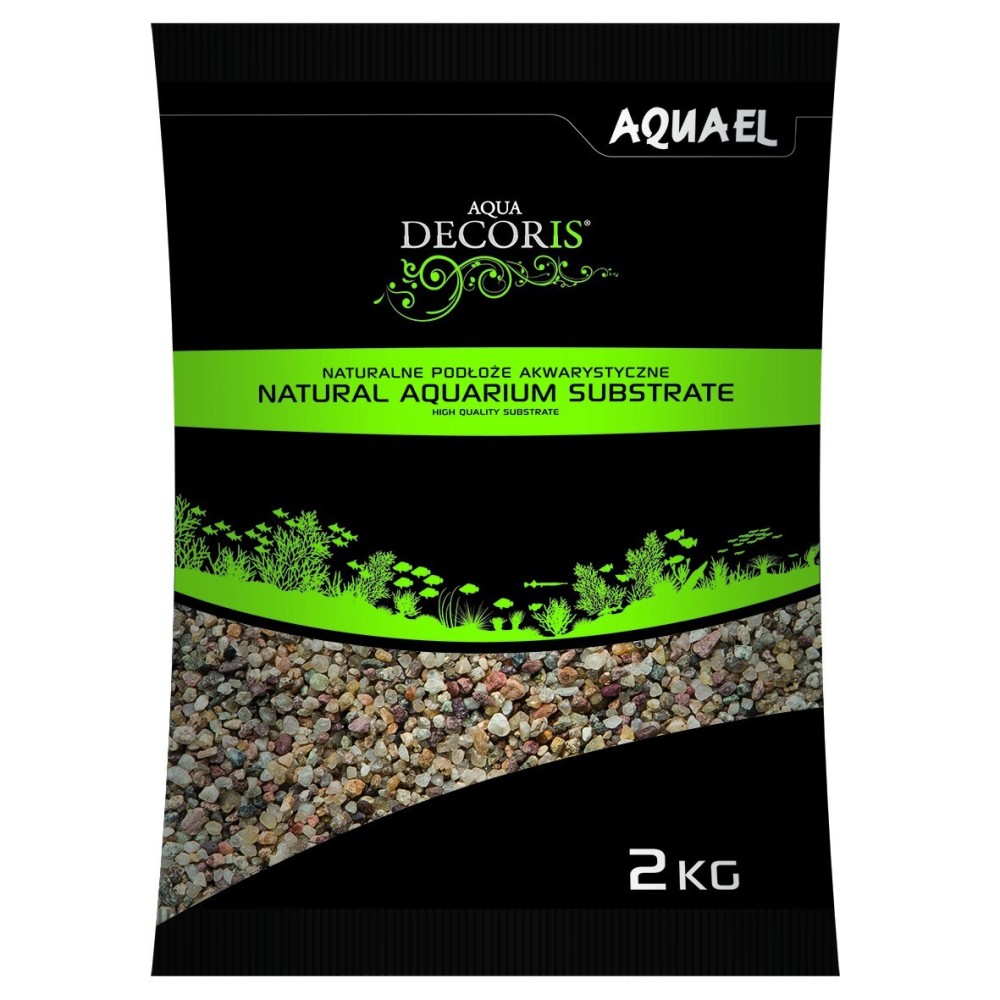 Aquael Natural Multicolored Grus 1,4-2mm 2 kg
