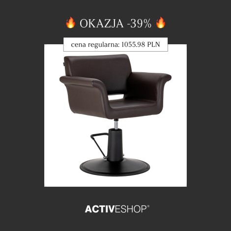 Gabbiano Lucca Friseurstuhl braun
