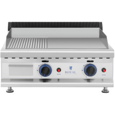 Plynový gril Dvojitý plyn-nerezový petroleum na zemný plyn 2x 3,1 kW 0,02 bar 60 x 40 cm
