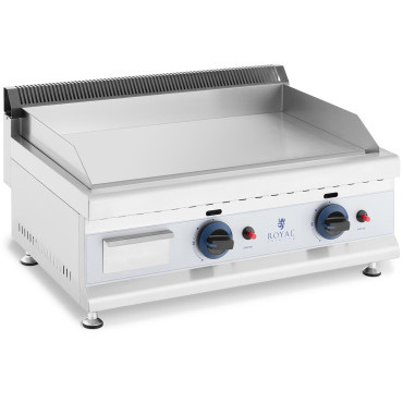 Plynový gril Dvojitý plynový nerez Nastaviteľný zemný plyn 2x 3.1 kW 0,02 bar 60 x 40 cm