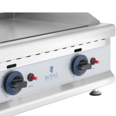 Gas grill Dual smooth stainless adjustable natural gas 2x 3.1 kW 0.02 bar 60 x 40 cm