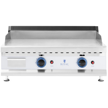 Plynový gril Dvojitý plynový nerez Nastaviteľný zemný plyn 2x 3.1 kW 0,02 bar 60 x 40 cm