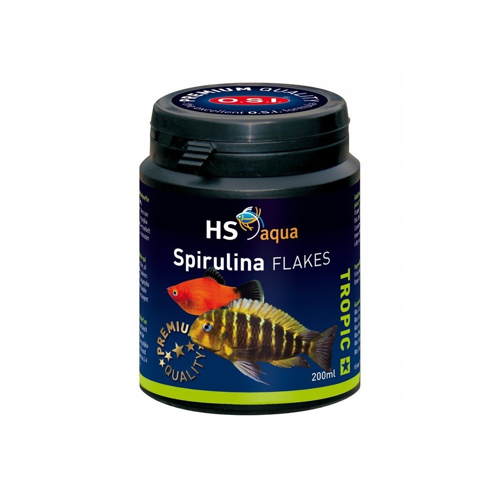 HS/O.S.I. Spirulina flakes 200ml