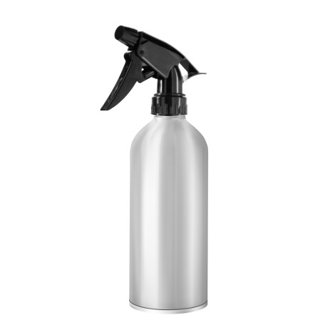 Alumiininen suihkepullo kampaamoon 200ml — etuosa