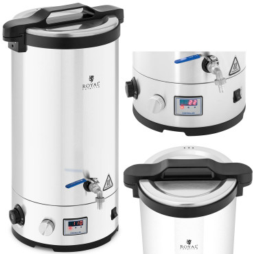 Bully Brewing Purè per la produzione di birra con un timer in acciaio inox 30-110c LED 2500 in 30 L