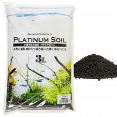 Qualtrop Platinium Soil Black Normal 3L - Mineral substrate for water growing ornamental plants