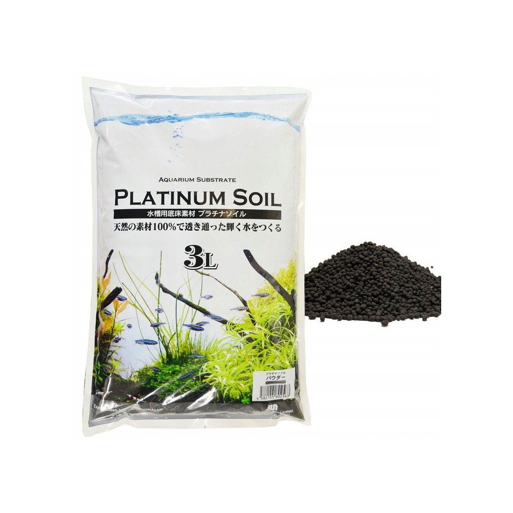 Qualtrop platinium půda černá normální 3L - minerální substrát pro vodu rostoucí okrasné rostliny