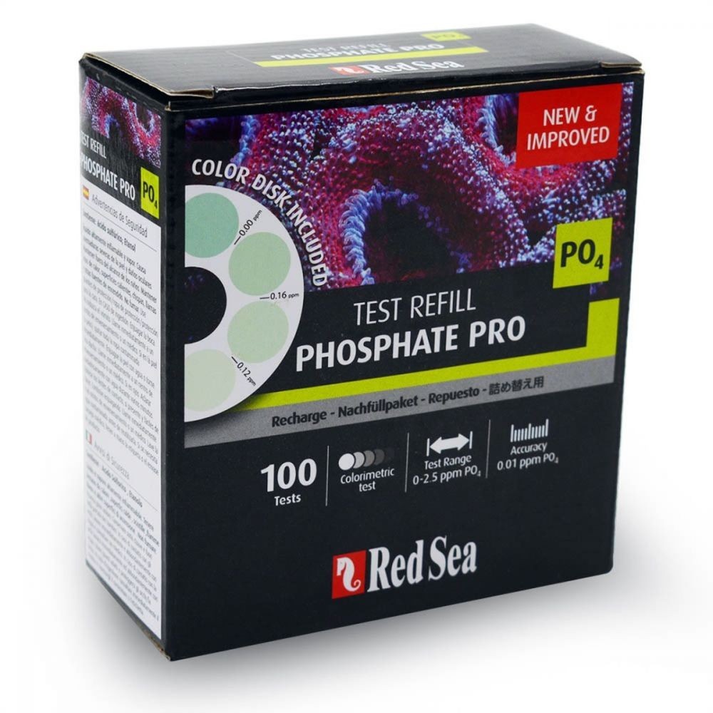 Teste do Mar Vermelho Phosphate Pro - Completando o Reagente