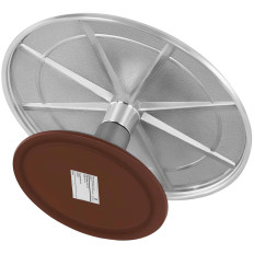 Plateau tournant en aluminium pour gâteaux, tartes et biscuits, diamètre 31 cm.