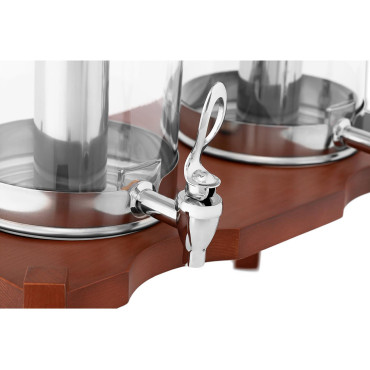 Dispensador Dispensador para bebidas Jugos Limonada Doble enfriado en base a 2x 7 l