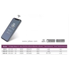 Jebao MLW-20 - flat circulator with Wi-Fi 10000 L / H controller