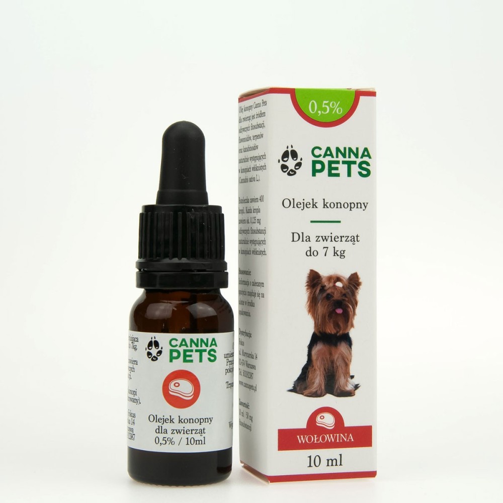 Hamppuöljy 0,5% naudanlihan eläimille 10ml