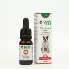 Konopny Essential Oil 2,5% för 10 ml nötköttdjur