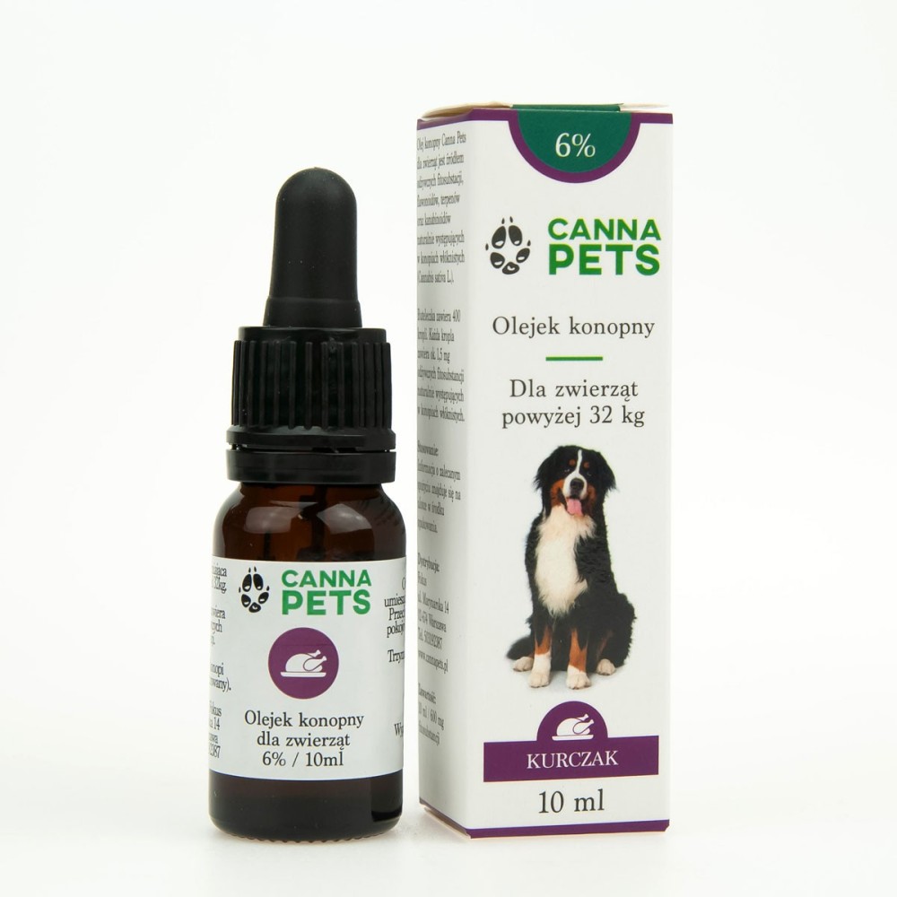 Hemp oil 6% for animal chicken 10ml