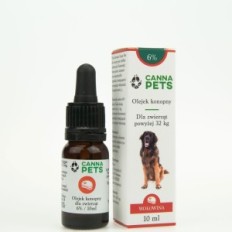 Kanapių aliejus 6% gyvūnų jautienos 10ml