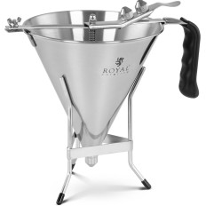 Dispenser pistoletas nuo nerūdijančio plieno padažų + stendas 3 purkštukai 1,8 l