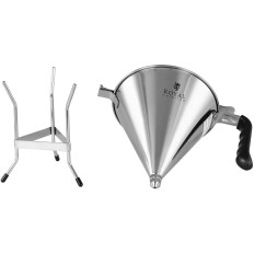 Dispenser Gun for stainless steel sauces + stand 3 nozzles 1.8 L