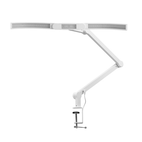 Glow manicure behandel lamp L05 gebogen voor tafel wit — zijaanzicht