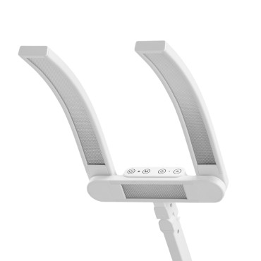 Glow manicure behandel lamp L05 gebogen voor tafel wit — vooraanzicht