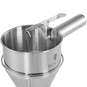 Pistola de dispensador para la crema de acero inoxidable Sauces de la boquilla de miércoles. 8 mm 1.2 l