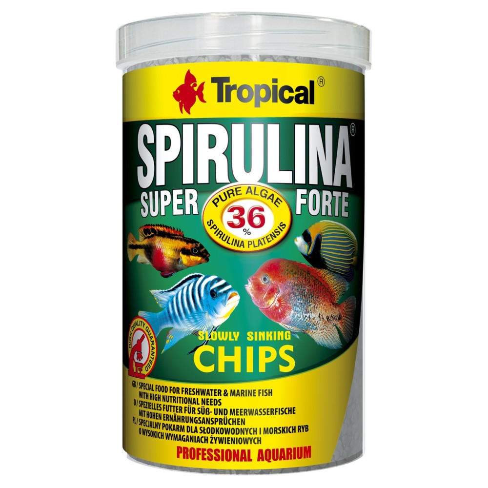 Tropska super Spirulina Forte Chips 100ml / 52g