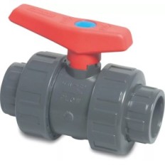 PVC- U golyós szelep 63mm DN50 szürke típusú 2000