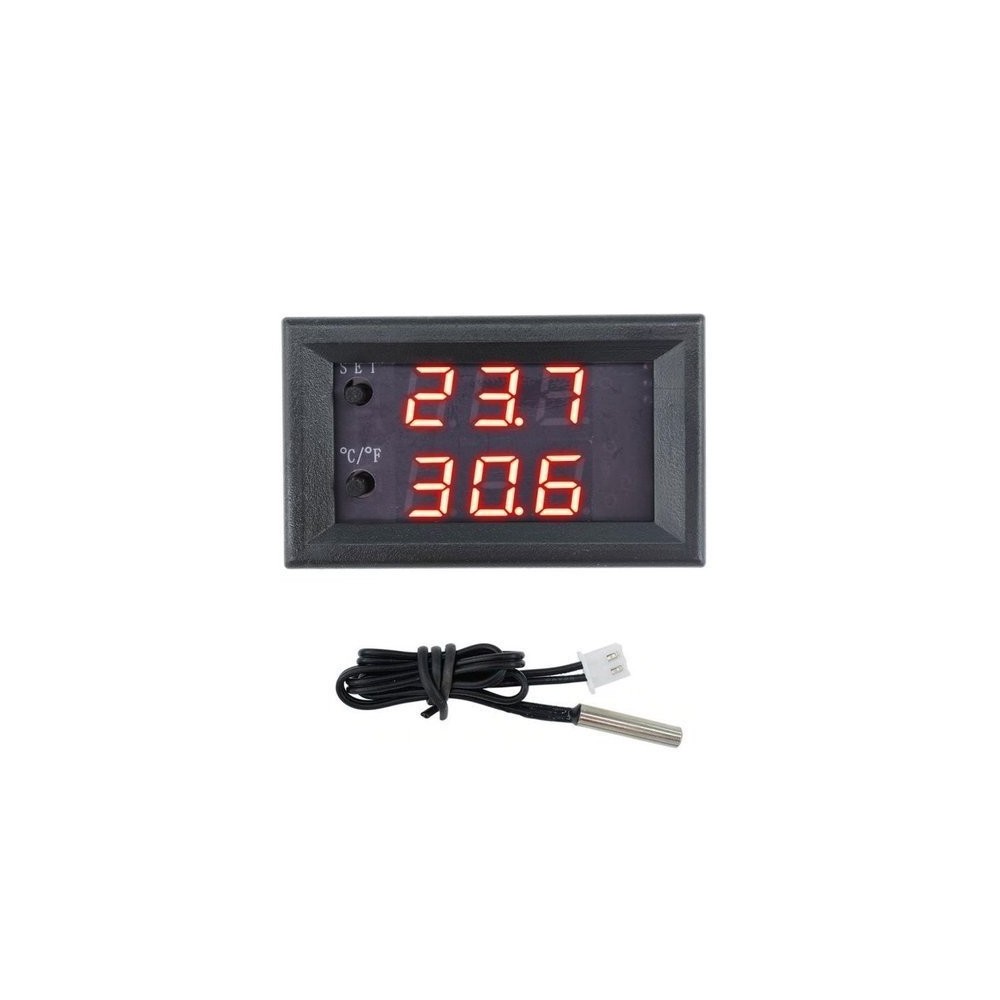 12V termostat W2 -50 ° C do 110 ° C crveno-crveno-crveno s regulatorom temperature